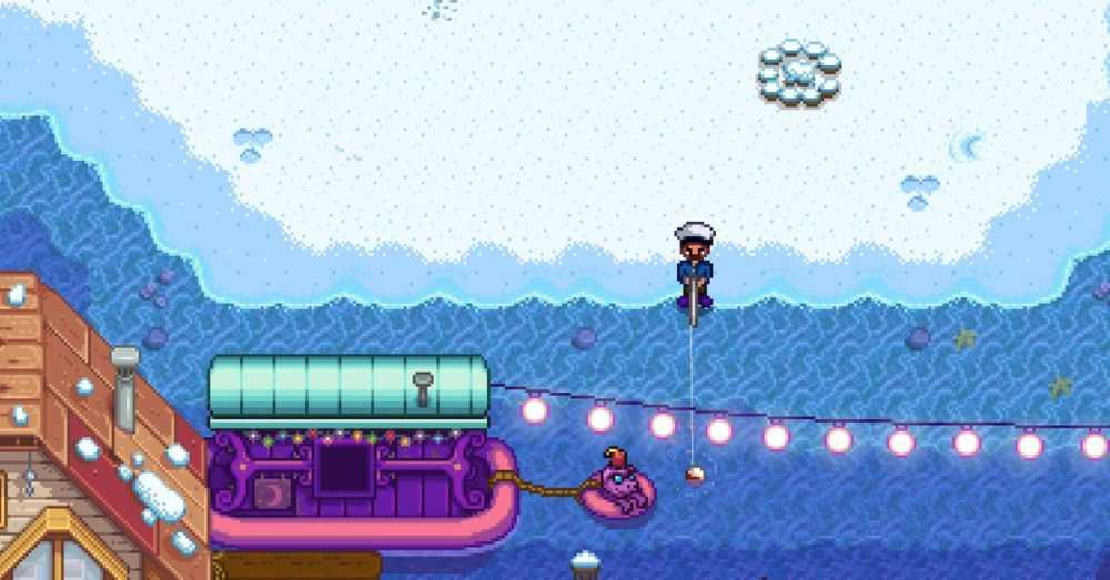 I’m playing Stardew Valley as Ernest Hemingway and I finally learned how to fish