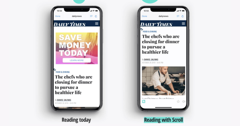 Scroll makes numerous websites ad-free for $5 monthly