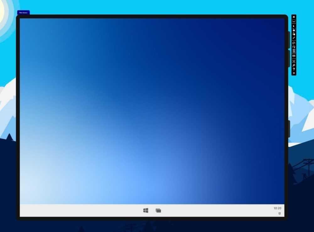 Windows 10X single screen