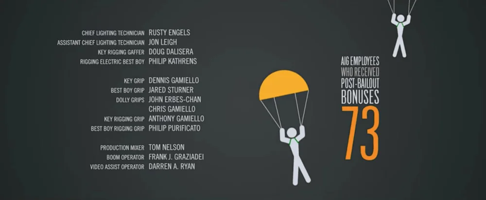 A screencap of The Other Guys end credits