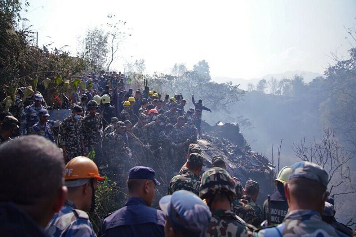 In Nepal, A Plane Crashes With 72 People on board