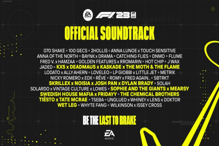 The Soundtrack for F1 23 Has Been Revealed By EA Sports_